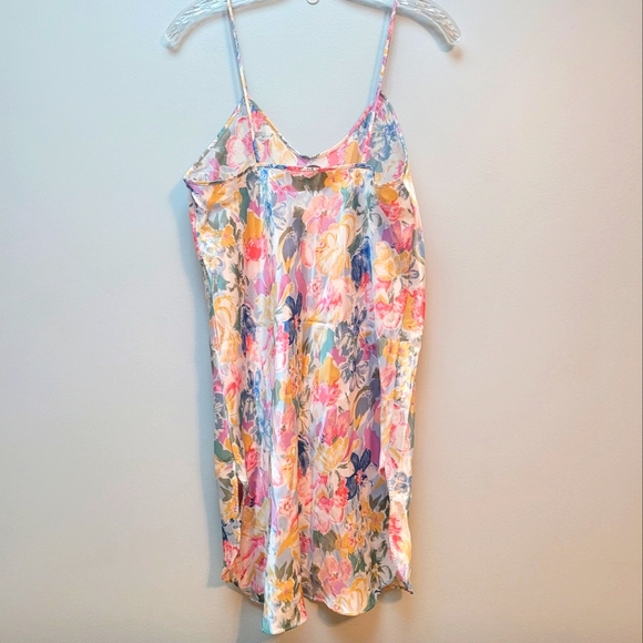 ME 2 BY MISS ELAINE | Floral Chemise, Sz. M - Picture 2 of 7
